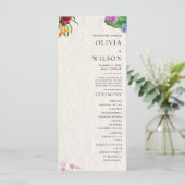 Waterverf Tropische bruiloft (Staand voorkant)