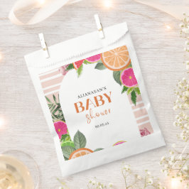 Waterverf Tropische Citrus Vrijgezellenfeest Favor Bedankzakje