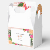 Waterverf Tropische Citrus waterverf Schattige Bedankdoosjes (Geopend)