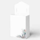 Waterverf Tropische droom-bruiloft Bedankdoosjes (Geopend)