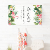 Waterverf Tropische Floral Bachelorette Spandoek (Insitu)
