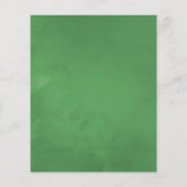 Waterverf Tropische Floral Beach Wedding Invite Flyer (Achterkant)