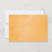 Waterverf Tropische Floral Beach Wedding RSVP Kaartje (Achterkant)