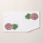 Waterverf Tropische Floral Pineapple Bad Handdoek (Handdoek)