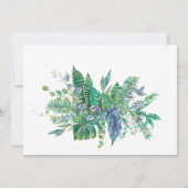 Waterverf Tropische Greenery Moving Aankondiging (Achterkant)