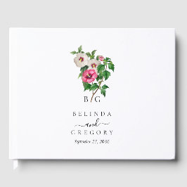 Waterverf Tropische Hibiscus Zomerbruiloft Gastenboek