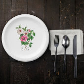 Waterverf Tropische Hibiscus Zomerbruiloft Papieren Bordje