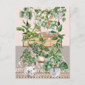 Waterverf Tropische kamerplanten Briefkaart (Voorkant)