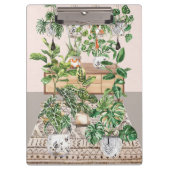 Waterverf Tropische kamerplanten Klembord (Voorkant)