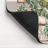 Waterverf Tropische kamerplanten Muismat (Hoek)