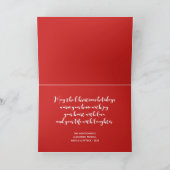 Waterverf Tropische kerstfoto Feestdagen Kaart (Binnen)