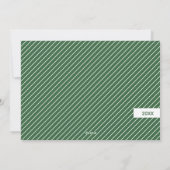 Waterverf Tropische kerstfoto Feestdagenkaart (Achterkant)