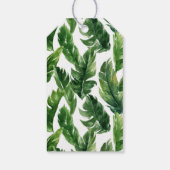 Waterverf Tropische Lappen Hartelijk dank Cadeaulabel (Achterkant)