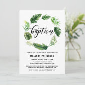 Waterverf Tropische lekken met adembeneming Kaart (Staand voorkant)