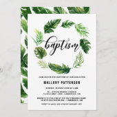 Waterverf Tropische lekken met adembeneming Kaart (Voorkant / Achterkant)