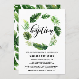 Waterverf Tropische lekken met adembeneming Kaart