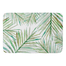 Waterverf Tropische palm Leaf