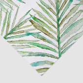 Waterverf Tropische palm Leaf Tissuepapier (Detail)