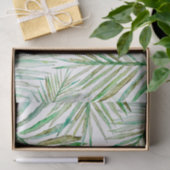 Waterverf Tropische palm Leaf Tissuepapier (Geschenk)
