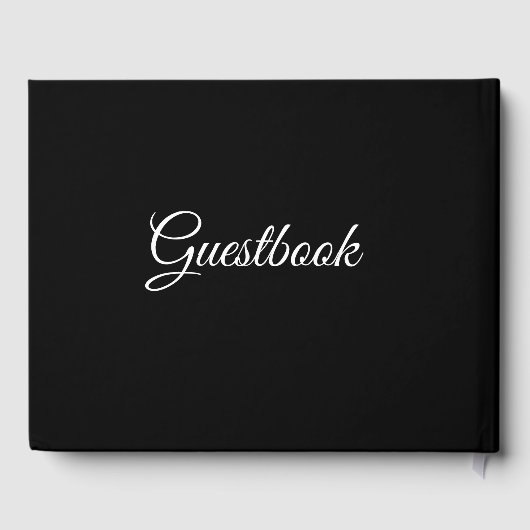 Waterverf tropische palmbladeren monogram bruiloft gastenboek (Achterkant)