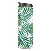 Waterverf Tropische palmbladeren Thermosbeker (Geroteerd rechts)