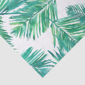 waterverf tropische palmbladeren tissuepapier (Detail)