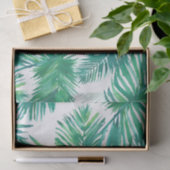 waterverf tropische palmbladeren tissuepapier (Geschenk)