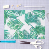 waterverf tropische palmbladeren tissuepapier (Craft)