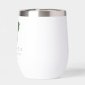 Waterverf Tropische palmbomen Bachelorette (Achterkant)