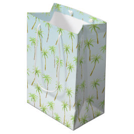 Waterverf Tropische palmbomen Medium Cadeauzakje
