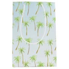 Waterverf Tropische palmbomen Medium Cadeauzakje