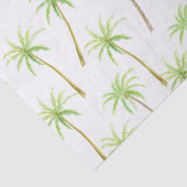 Waterverf Tropische palmbomen Tissuepapier (Detail)