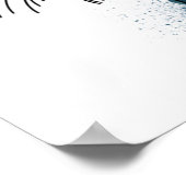 Waterverf Tropische papuppy Poster (Hoek)