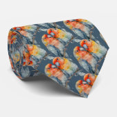 Waterverf Tropische Parrot Vogels Natuur Kunst Stropdas (Opgerold)