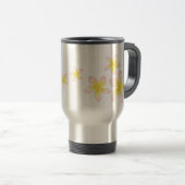 Waterverf Tropische Plumeria Travel Mug Reisbeker (Voorkant rechts)