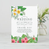 Waterverf Tropische rillingen doorverbinden Programmakaart (Staand voorkant)