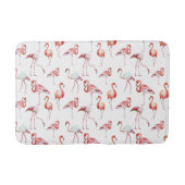 Waterverf Tropische roze flamingo Badmat (Voorkant)