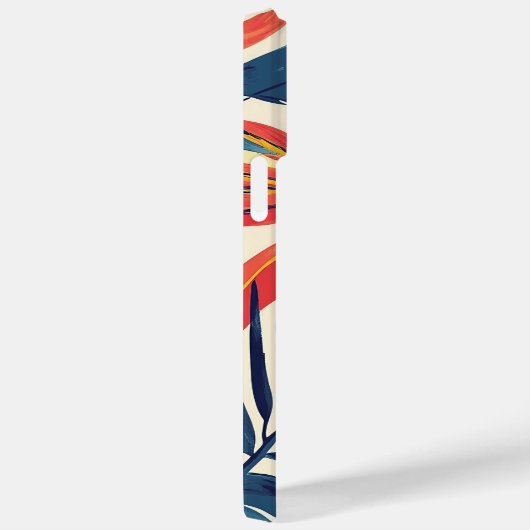 Waterverf Tropische Telefoon Case iPhone / iPad ca (Achterkant / Rechts)