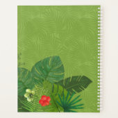 Waterverf Tropische Toucan Wedding Green V2 ID577 Planner (Achterkant)