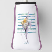 Waterverf TROPISCHE VIS , Golfheadcover (Draai 90)