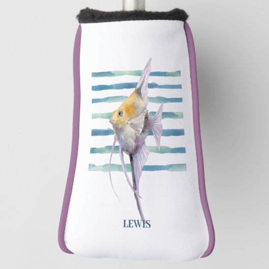 Waterverf TROPISCHE VIS , Golfheadcover (Draai 90)