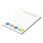 Waterverf Tropische vis op maat Notitieblok (Linkerzijde)