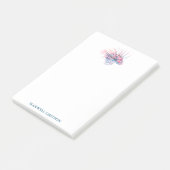 Waterverf Tropische vis Post-it® Notes (Schuin)