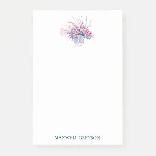 Waterverf Tropische vis Post-it® Notes (Voorkant)