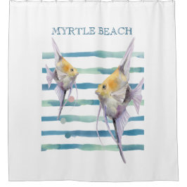 WATERVERF TROPISCHE VIS, VACATIE BINNEN HUIS DOUCHEGORDIJN