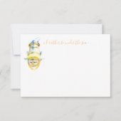 Waterverf Tropische visbriefkaart Notitiekaartje (Voorkant)