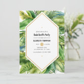 Waterverf Tropische zomervakantie Kaart (Staand voorkant)