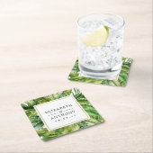 Waterverf Tropische zomervakantie Kartonnen Onderzetters (Insitu)