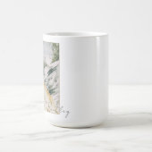 Waterverf Trots Golden Retriever Dog Personalisere Koffiemok (Center)