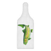 Waterverf Trout Paddle Snijplank (Voorkant)